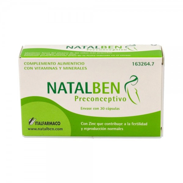 NATALBEN PRECONCEPTIVO 30 CAPS