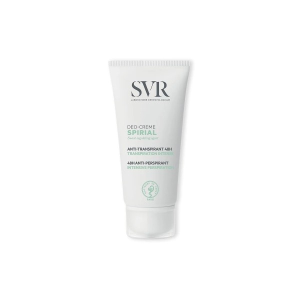 SVR Déo-Crème SPIRIAL | Sudoración de normal a excesiva 50ml