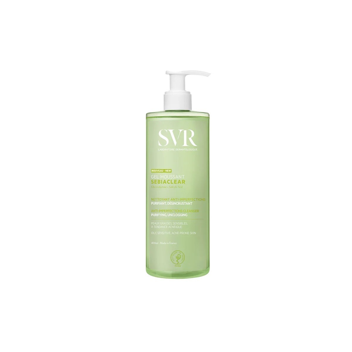 SVR Gel Moussant SEBIACLEAR | Piel propensa al...