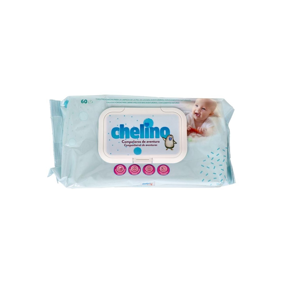 TOALLITAS CHELINO INFANTILES 60 U