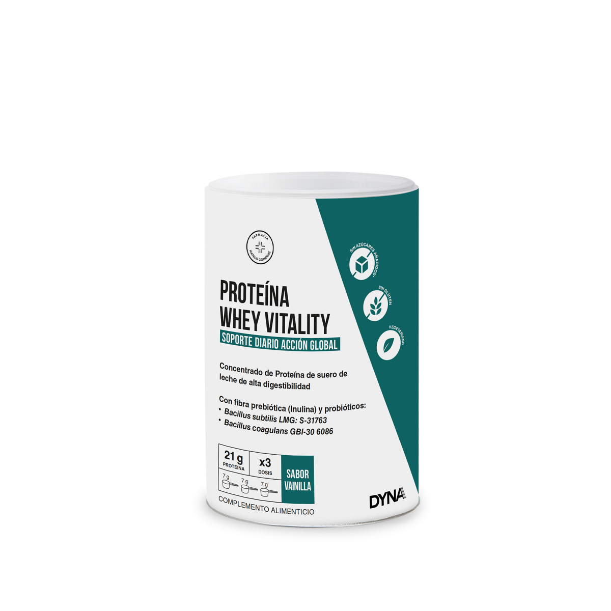 DYNA Proteína Whey Vitality Vainilla 300Gr