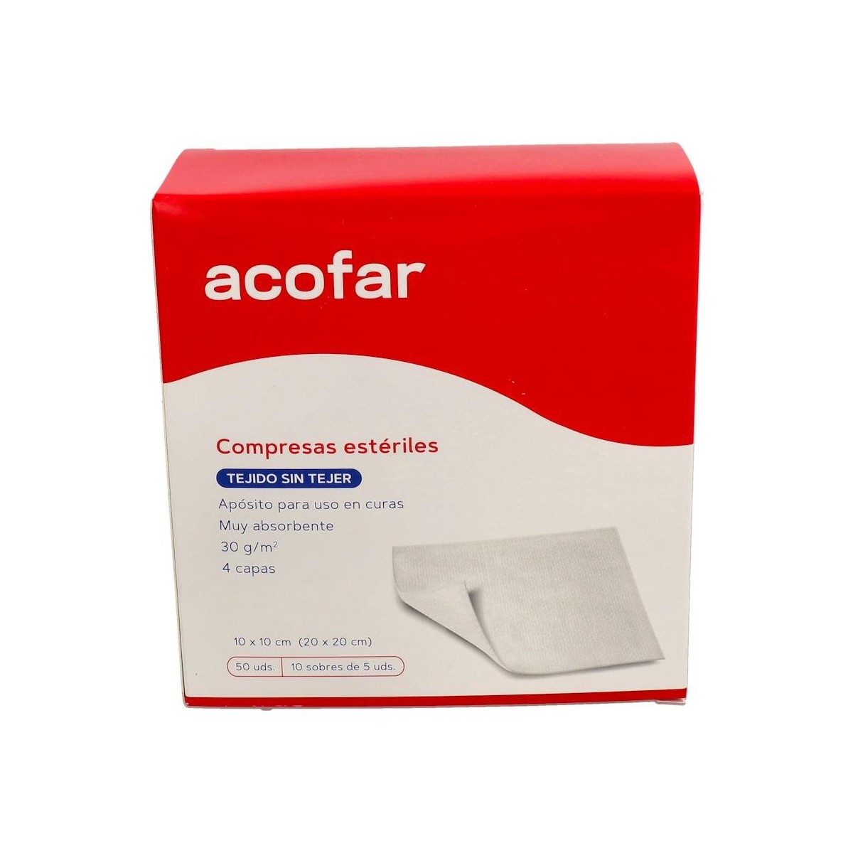 COMPRESA EST ACOFAR TEJ SIN TEJER (S-5U) 50 UNID