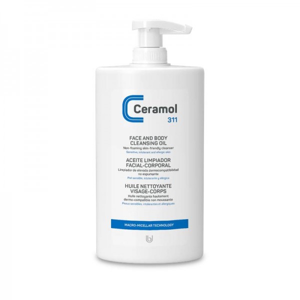 ceramol aceite limpiador facial-corporal 400 ml