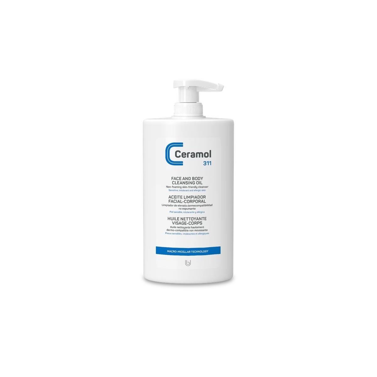 ceramol aceite limpiador facial-corporal 400 ml