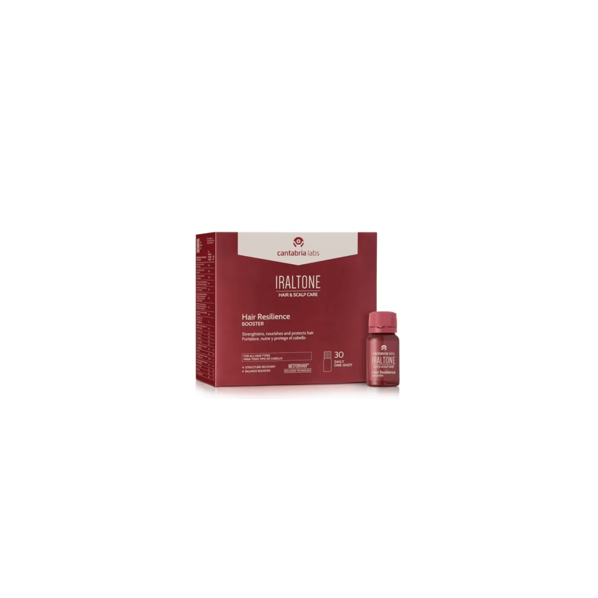 IRALTONE HAIR RESILIENCE BOOSTER 30 VIALES DE 15ML