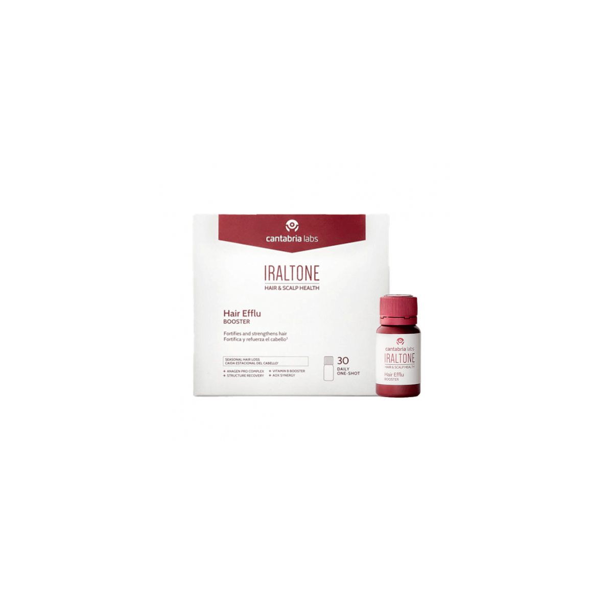 IRALTONE HAIR EFFLU BOOSTER 30 VIALES DE 15ML
