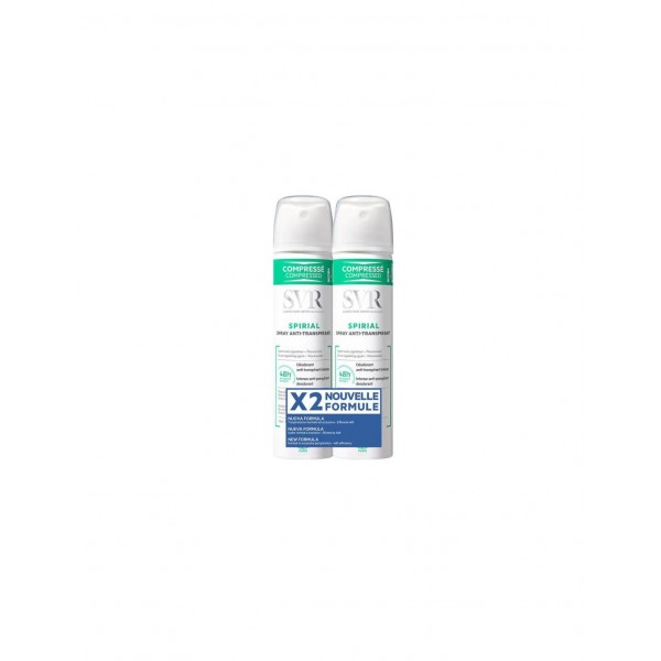 SVR SPIRIAL SPRAY DESODORANTE DUPLO 2X75ML