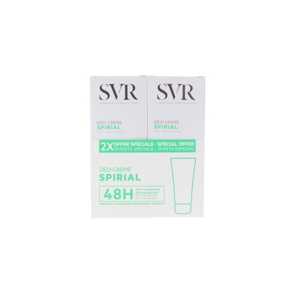 SVR DEO-CREME SPIRIAL CREMA DESODORANTE PACK 2 X 50ML