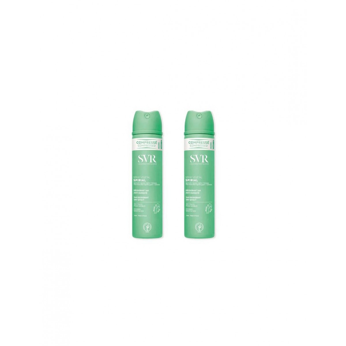 SVR SPIRIAL SPRAY VEGETAL PACK 2 X 75 ML