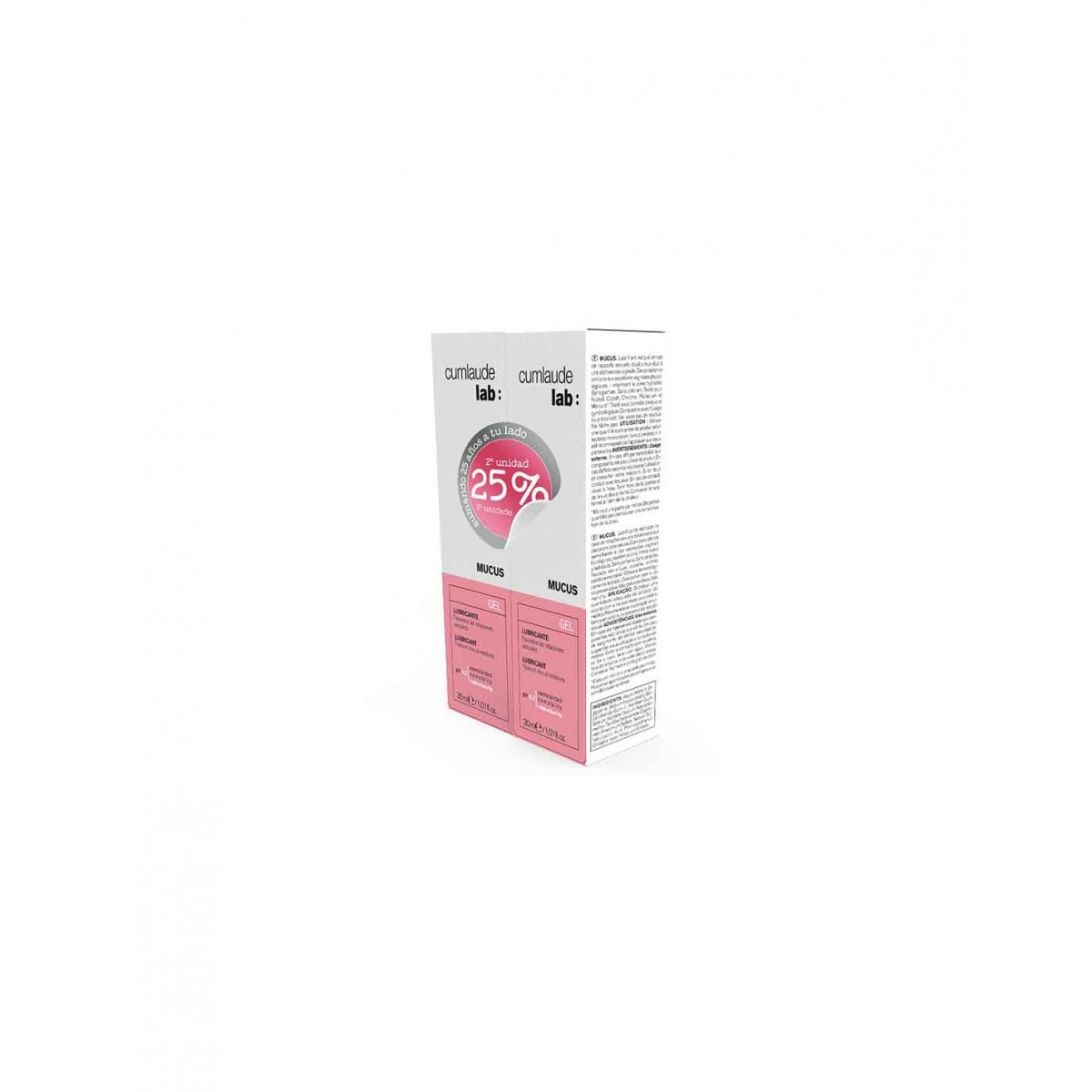 CUMLAUDE LAB MUCUS GEL VAGINAL DUPLO 2X30ML