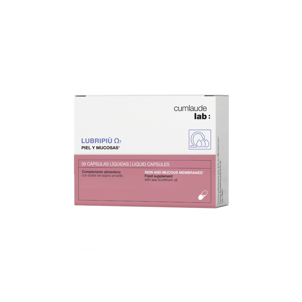 CUMLAUDE LAB: LUBRIPIU OMEGA 7 PIEL Y MUCOSAS...