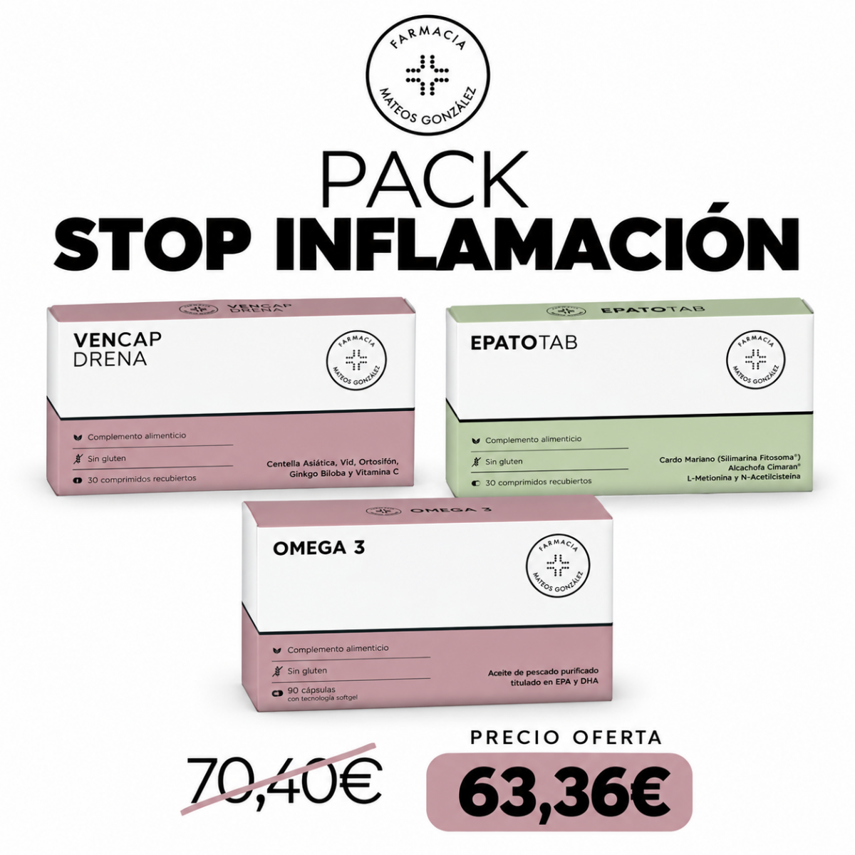 PACK STOP INFLAMACION FARMACIA MATEOS