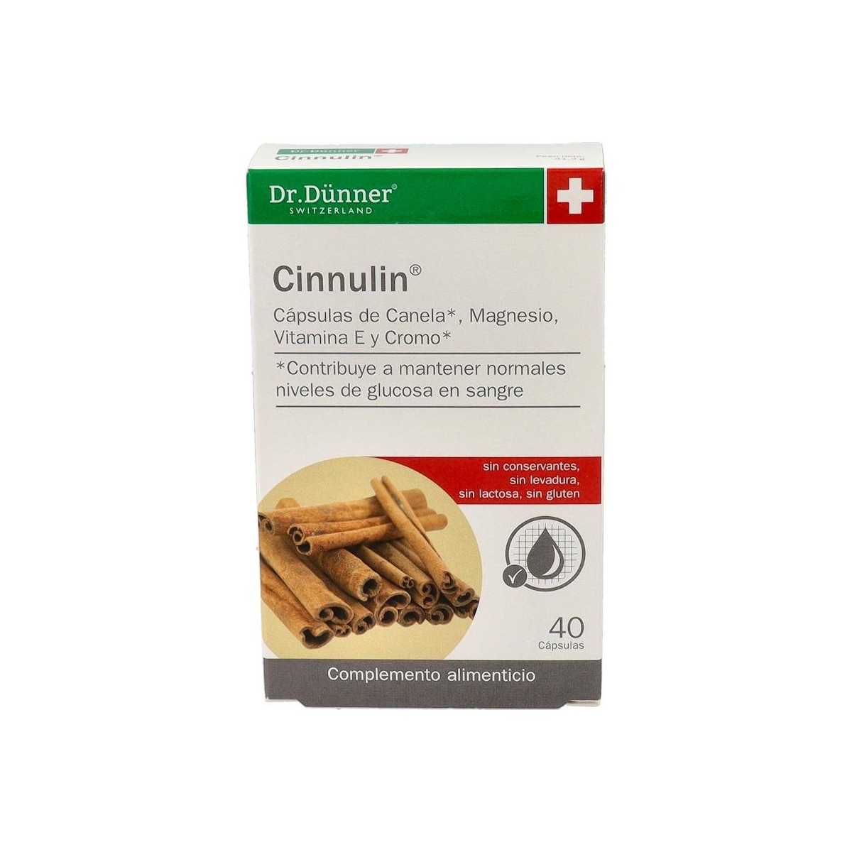 SALUS DR DUNNER CINNULIN CANELA 40CAPS