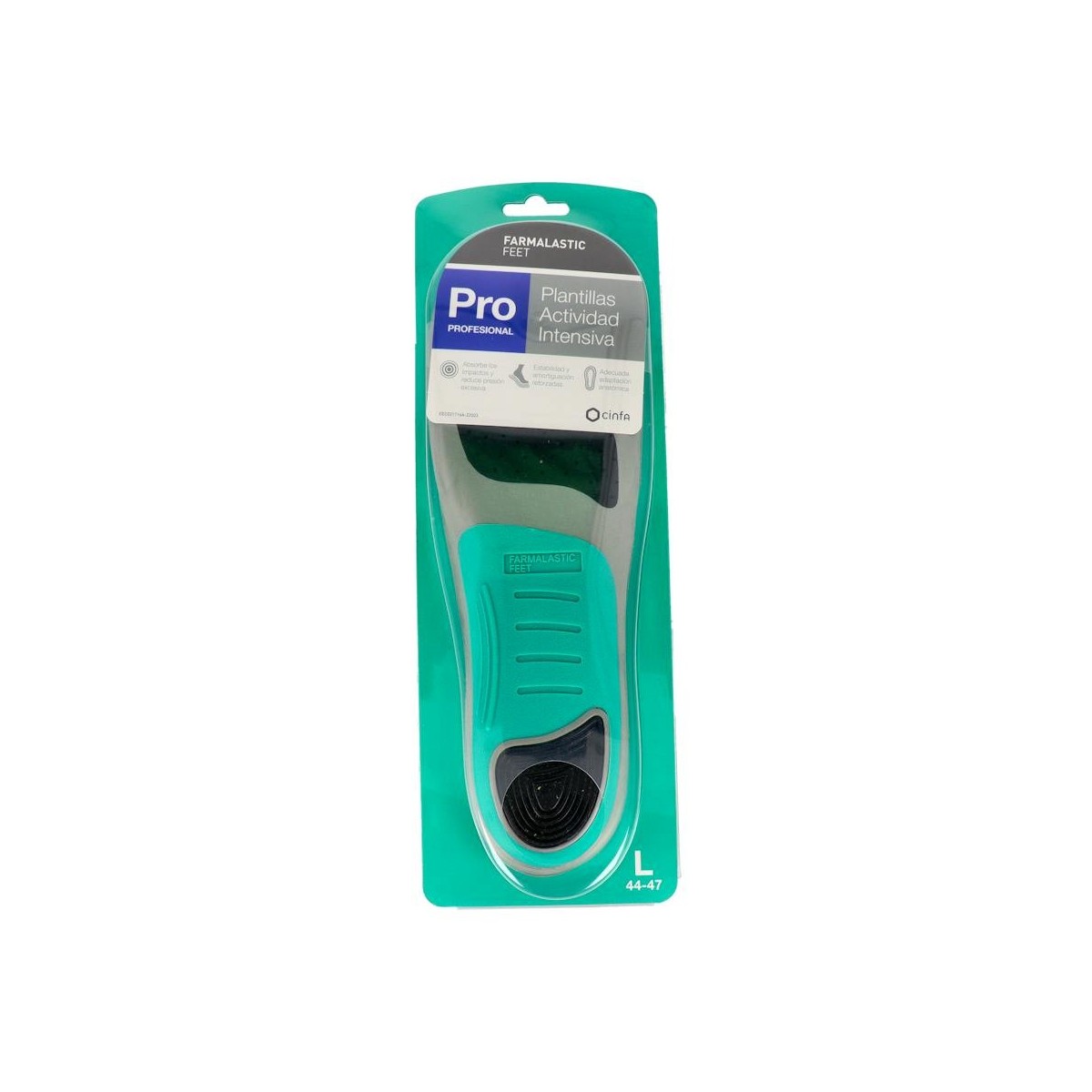 PLANTILLA FARMALASTIC PRO ACTIV INTENS T/L 44-47