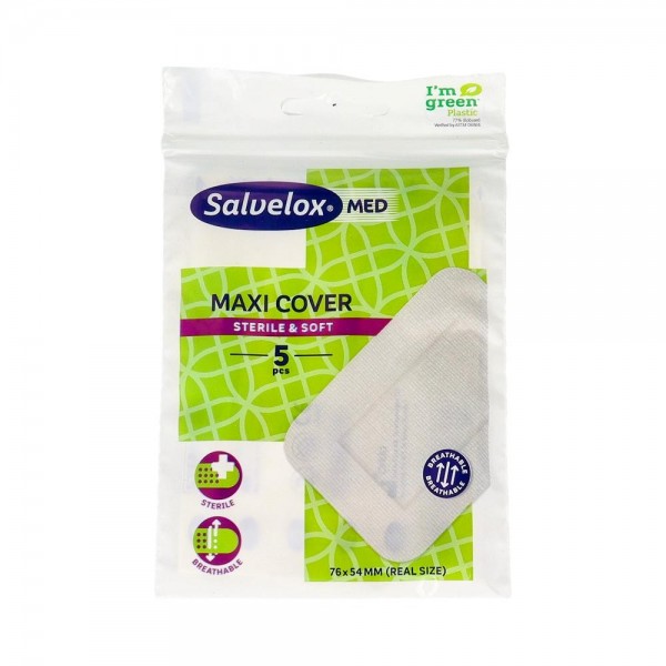 SALVELOX MAXI COVER ESTERIL 5U 76X54MM