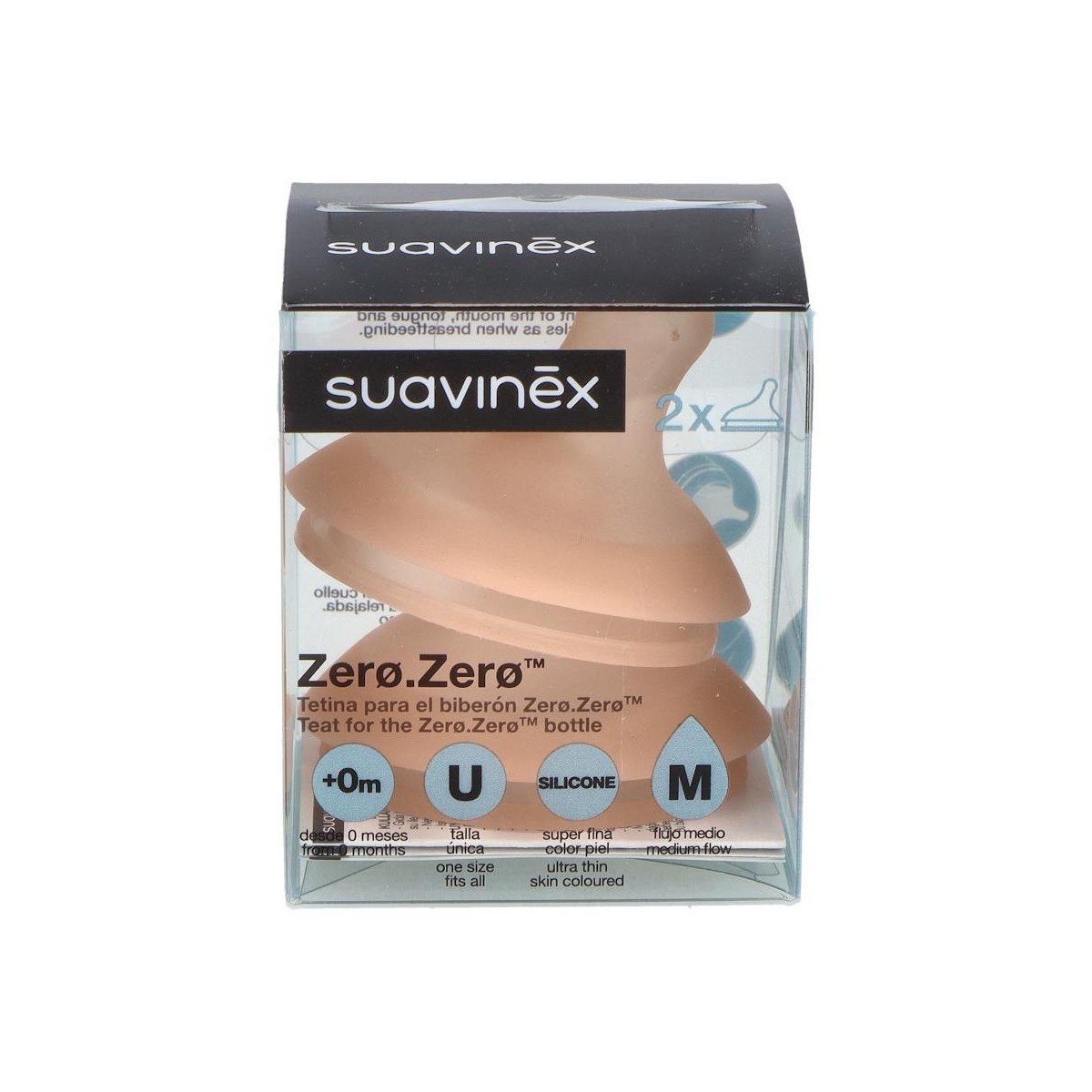 TETINA SUAVINEX ZERO ANTIC B/ANCHA SILI FLUJO...