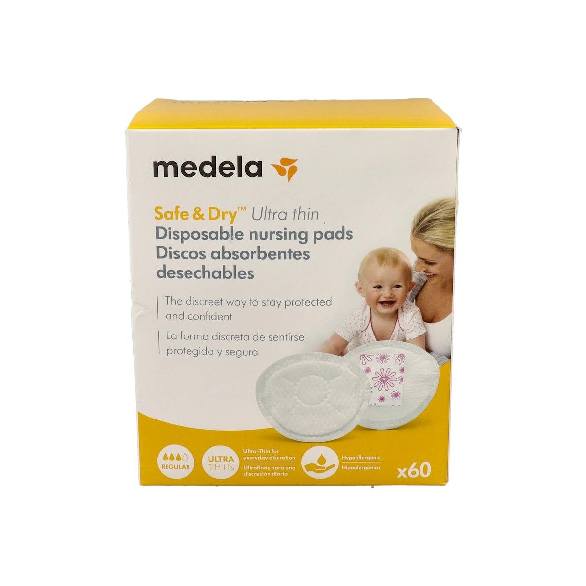 MEDELA DISCOS DESECH SAFE& DRY ULTRA THIN 60 U