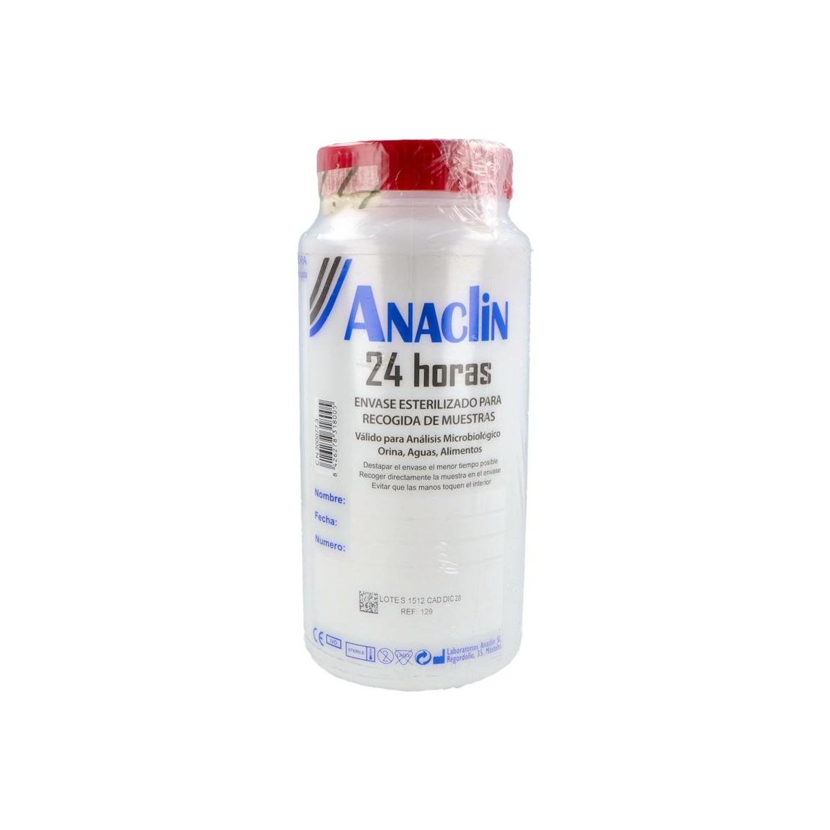 ENVASE EST REC ORINA 24H ANAC 1,8L