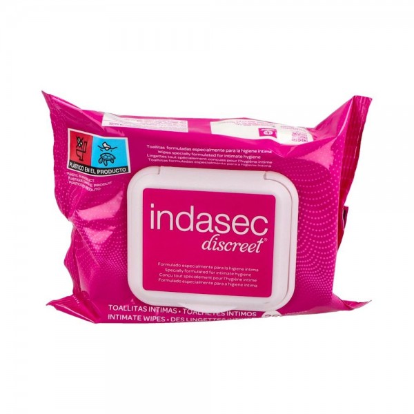 INDASEC TOALLITAS HIG INTIMA 20 U