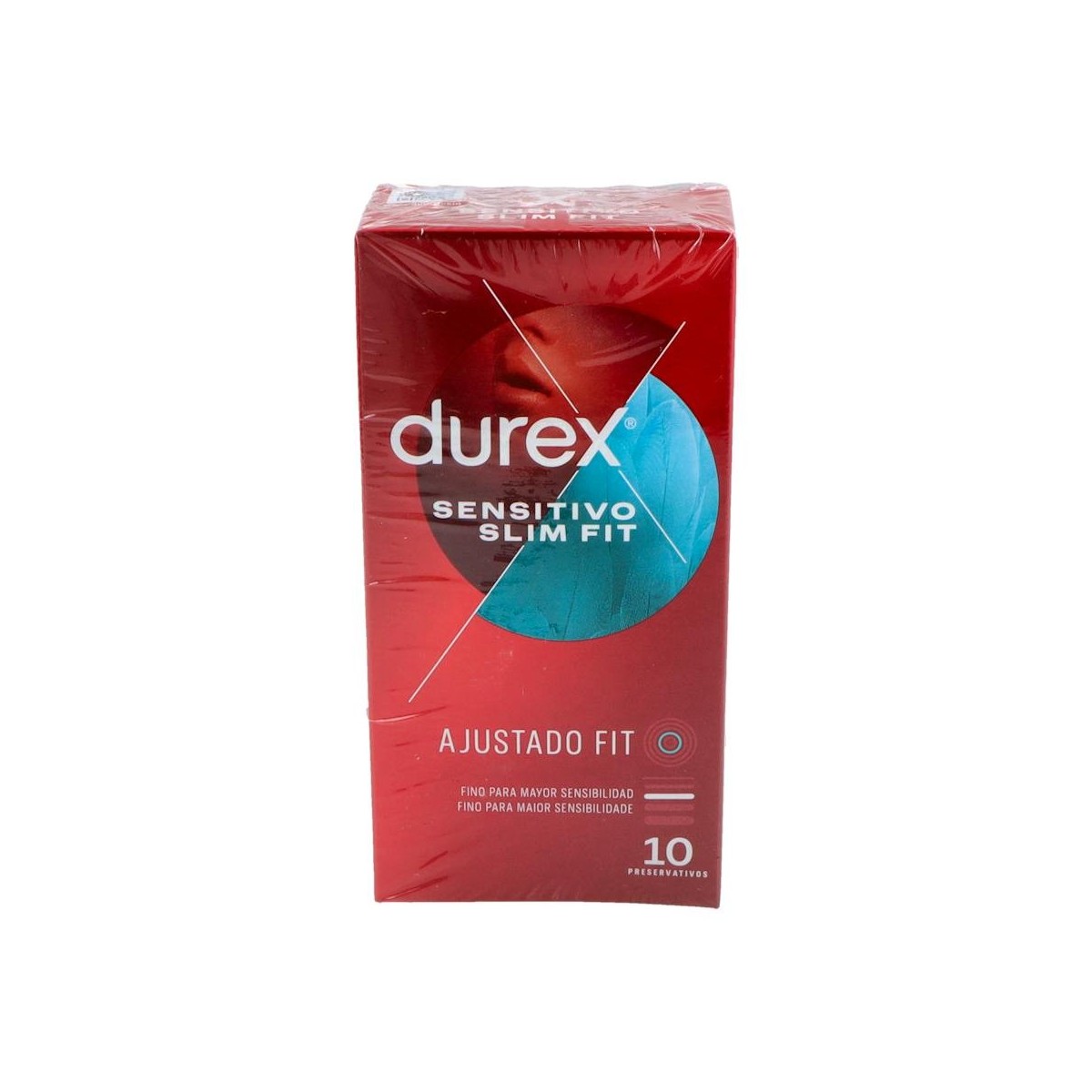 PROFILACTICO DUREX SENSITIVO SUAVE SLIM FIT 10U