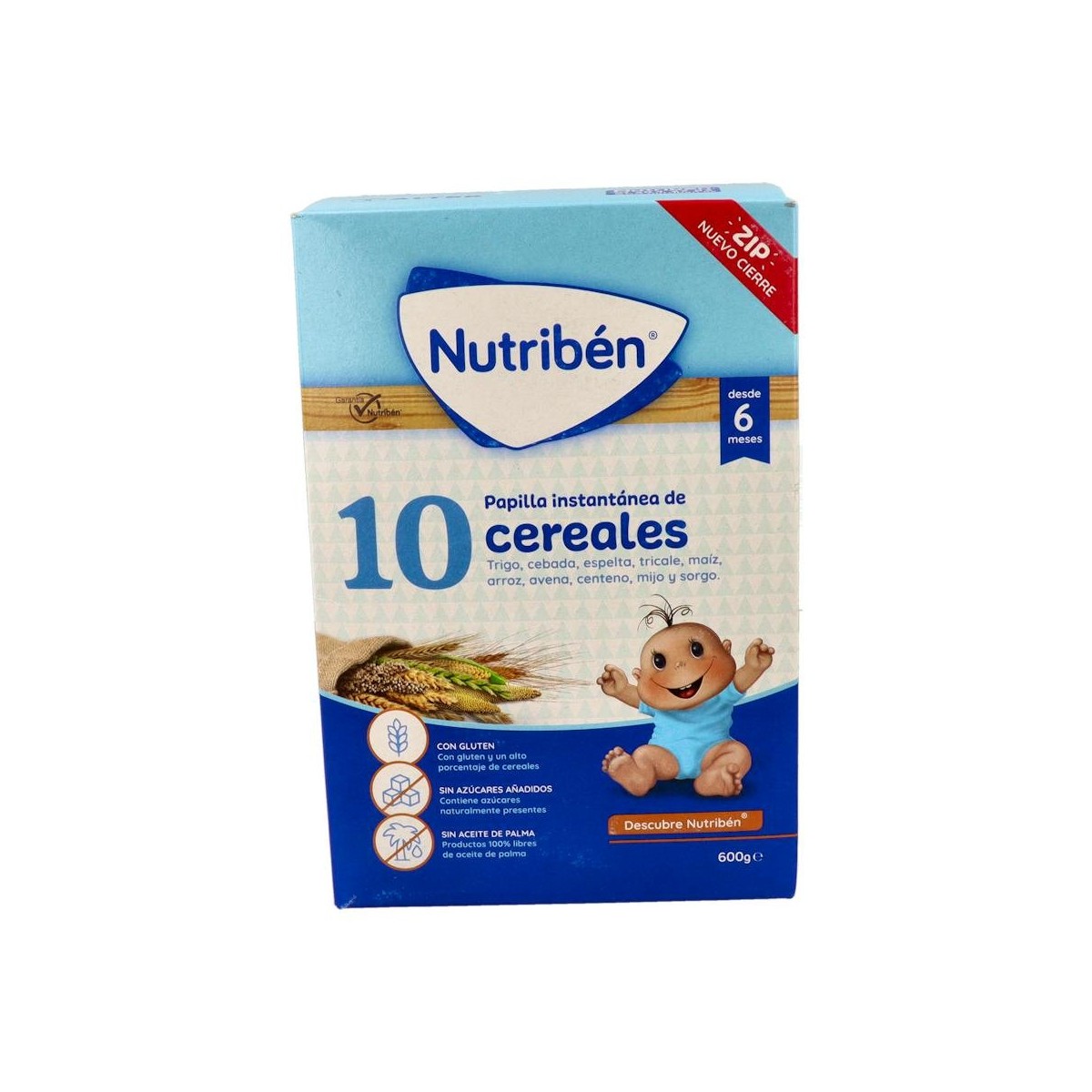 NUTRIBEN PAPILLA 10 CEREALES 600 G