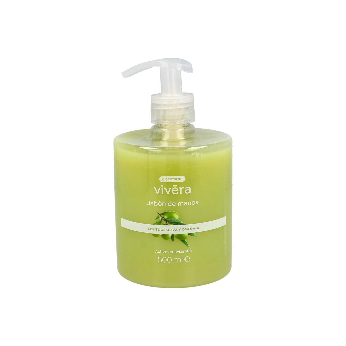 ACOFAR VIVERA JABON MANOS OLIVA 500 ML