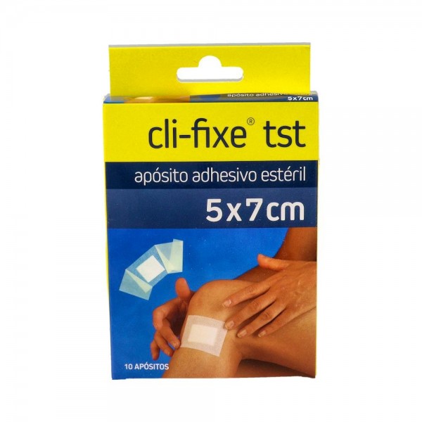 APOSITO CLI-FIXE ADH HIPOAL 5X7 10 UN