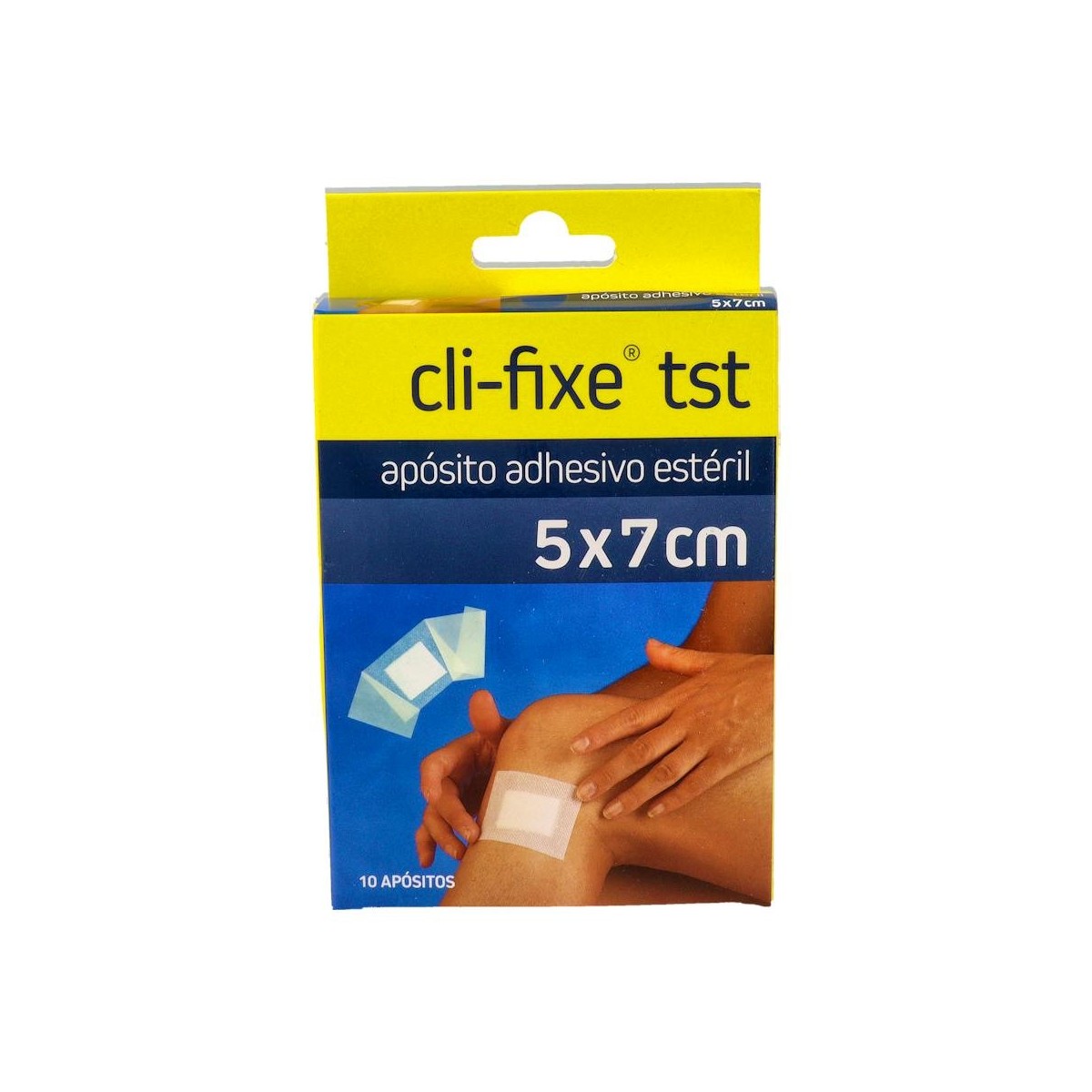 APOSITO CLI-FIXE ADH HIPOAL 5X7 10 UN