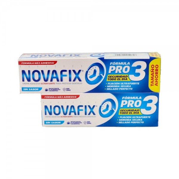 NOVAFIX PACK PRO3 SIN SABOR 70 G +50 G
