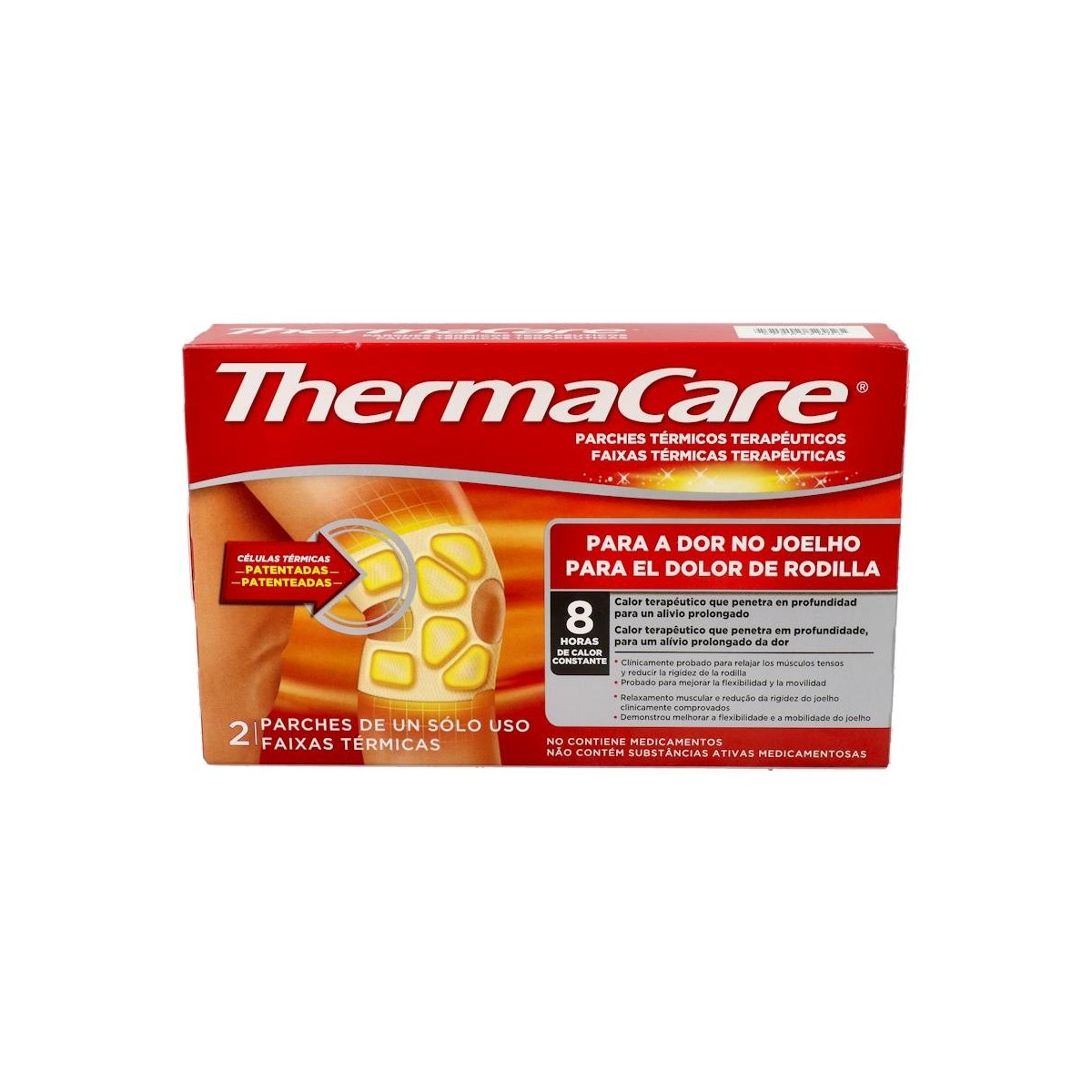 THERMACARE RODILLA 2 PARCHES
