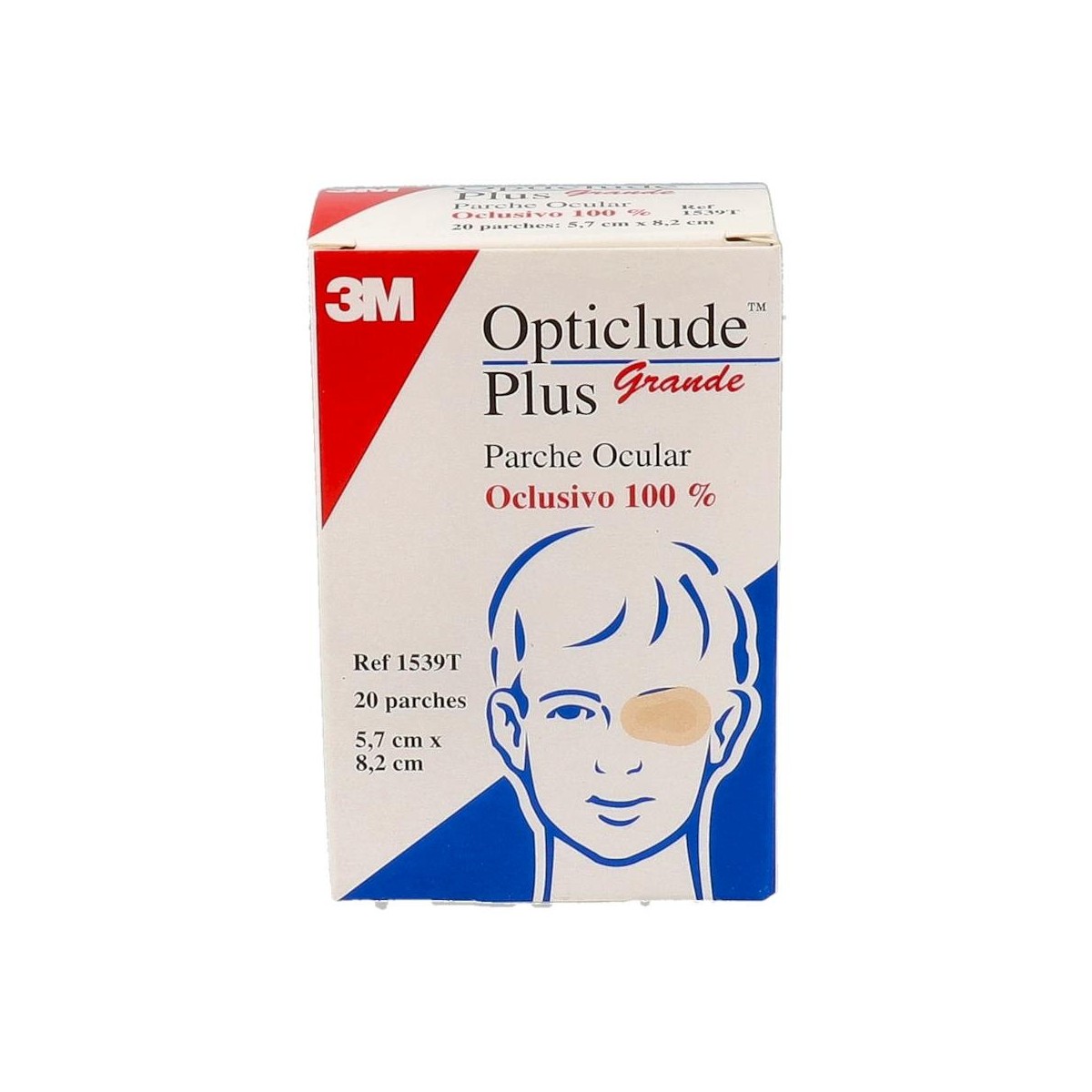 PARCHE OPTICLUDE-P OCU G 20U 1539T