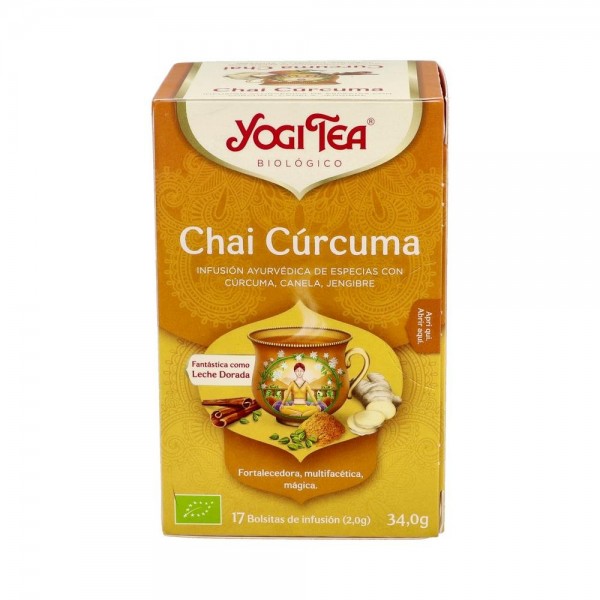 YOGI TEA CHAI CURCUMA 17 SOBRES