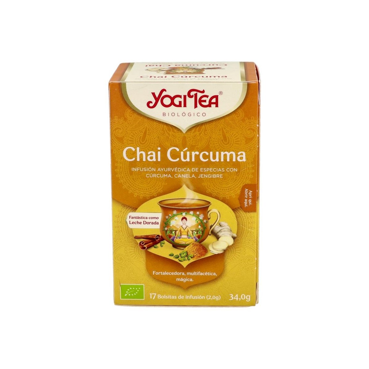 YOGI TEA CHAI CURCUMA 17 SOBRES