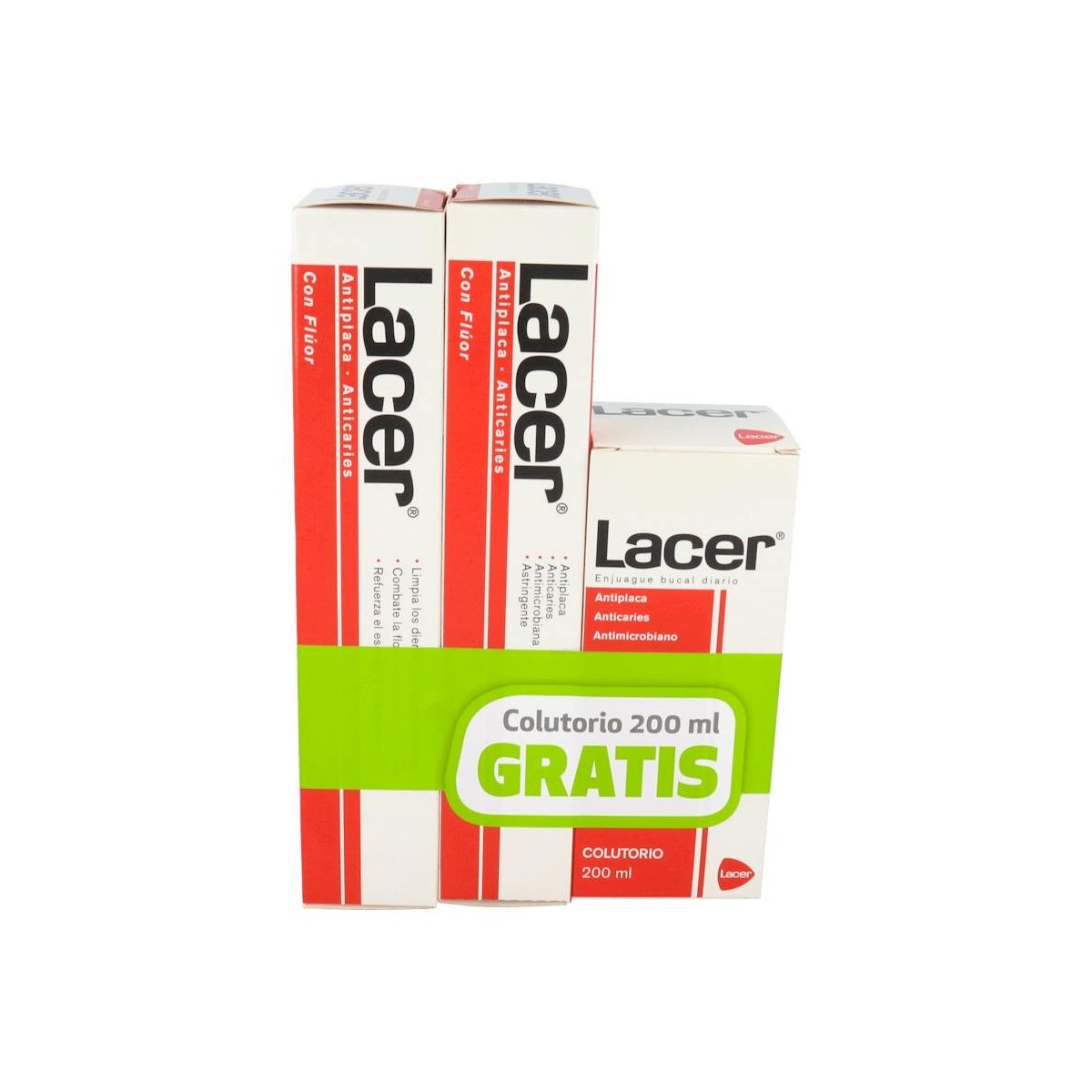 LACER KIT PASTA DENTAL 2 x 125 ML + COLUTORIO...