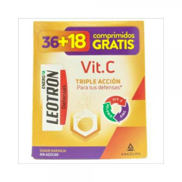 LEOTRON VIT C 36 COMP+18 COMP GRATIS