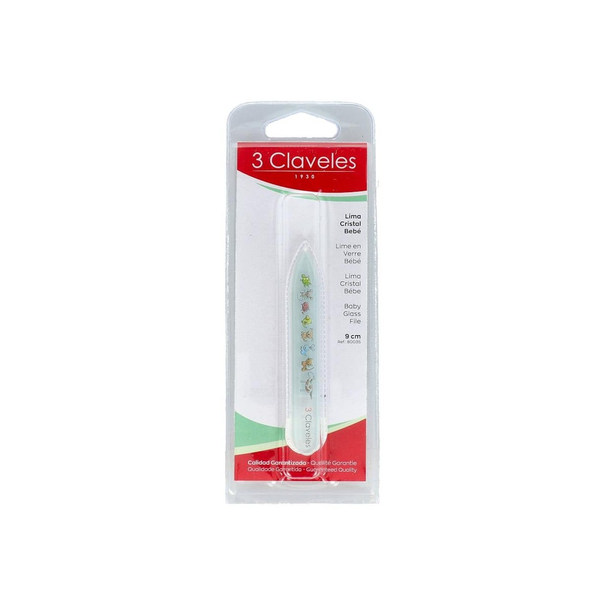 LIMA 3 CLAVELES CRISTAL BEBE 9 CM 80035