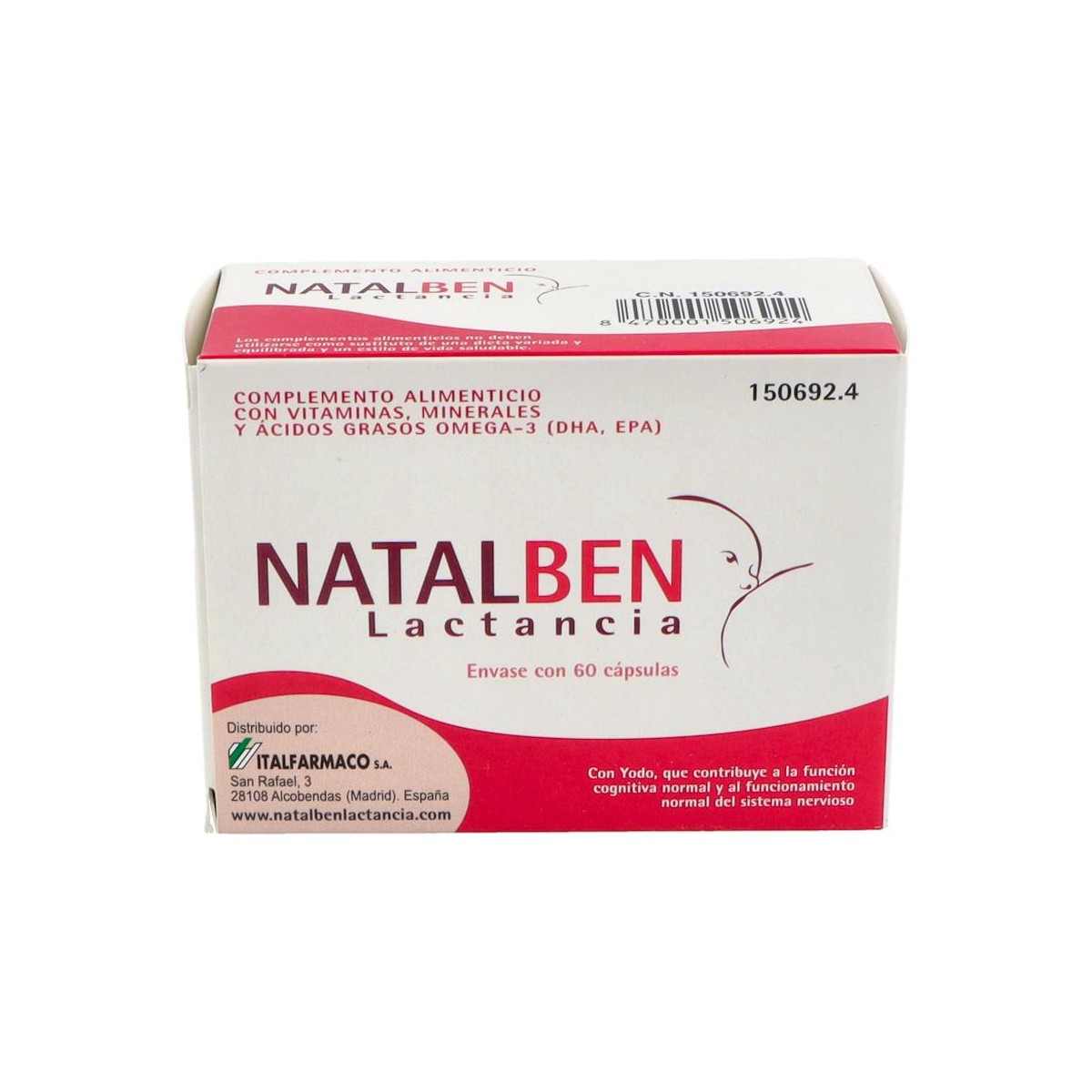 NATALBEN LACTANCIA 60 CAPS