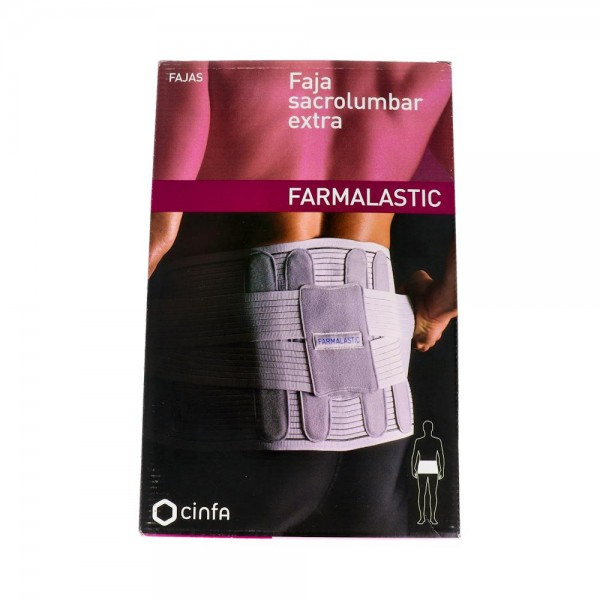 FAJA FARMALAS SACROLUMB EXTRAT3 108CM GRIS